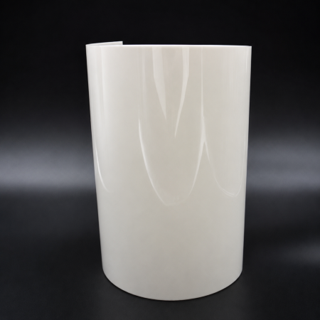 6023FR PET-film - an upright roll of translucent PET film.